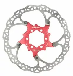 ALLIGATOR Disco Freno 2-pezzi Moai 160mm 6f Rosso
