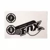 Fox Shox Kit Adesivi 2014 Forcella 40 Factory Logo Nero/bianco