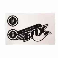 Fox Shox Kit Adesivi 2014 Forcella 40 Factory Logo Nero/bianco