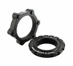 ALLIGATOR Adattatore Dischi 6 Fori Centerlock Per Perno Passante Nero