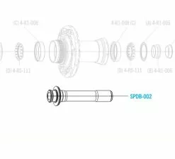 Fulcrum Asse Mozzo Speed Anteriore