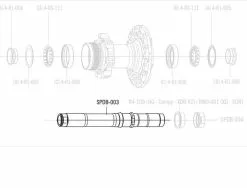 Fulcrum Asse Mozzo Speed Posteriore