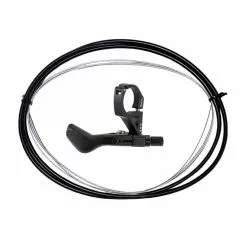 TranzX Components TranzX Leva Manubrio Orizzontale Reggisella Telescopico Cavo Interno Nero