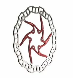 Disco Freno Ashima ARO-08 6 Fori Rosso