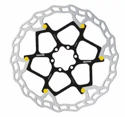 Galfer-bike Disco Freno Wave Flottante 6 Fori Nero/giallo