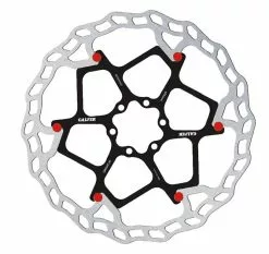 Galfer-bike Disco Freno Wave Flottante 6 Fori Nero/rosso