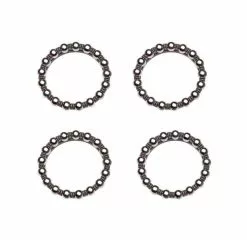 Fulcrum Gabbietta Con Sfere Red Metal 4pz