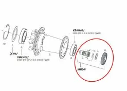 Cannondale Kh124/ Tappo Mozzo Lefty Supermax