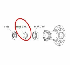 Fulcrum Distanziale Mozzo Racing 4 2pz