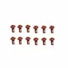 Baradine Kit Viti Torx Fissaggio Disco Rosso Anodizzato 12 Pezzi