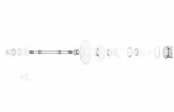 BONTRAGER W276555 Asse Mozzo Anteriore Race Lite Centerlock 100mm Old